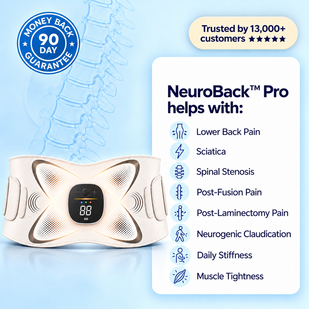 NeuroBack™ Pro – Advanced Back Relief System