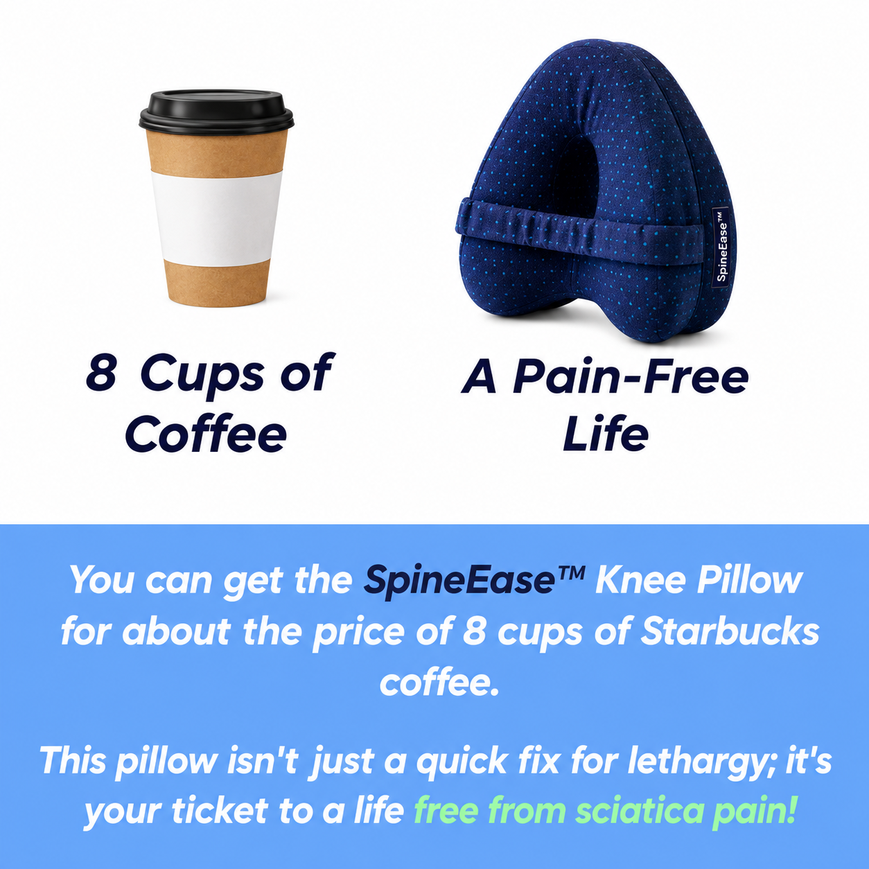 SpineEase™ Pillow