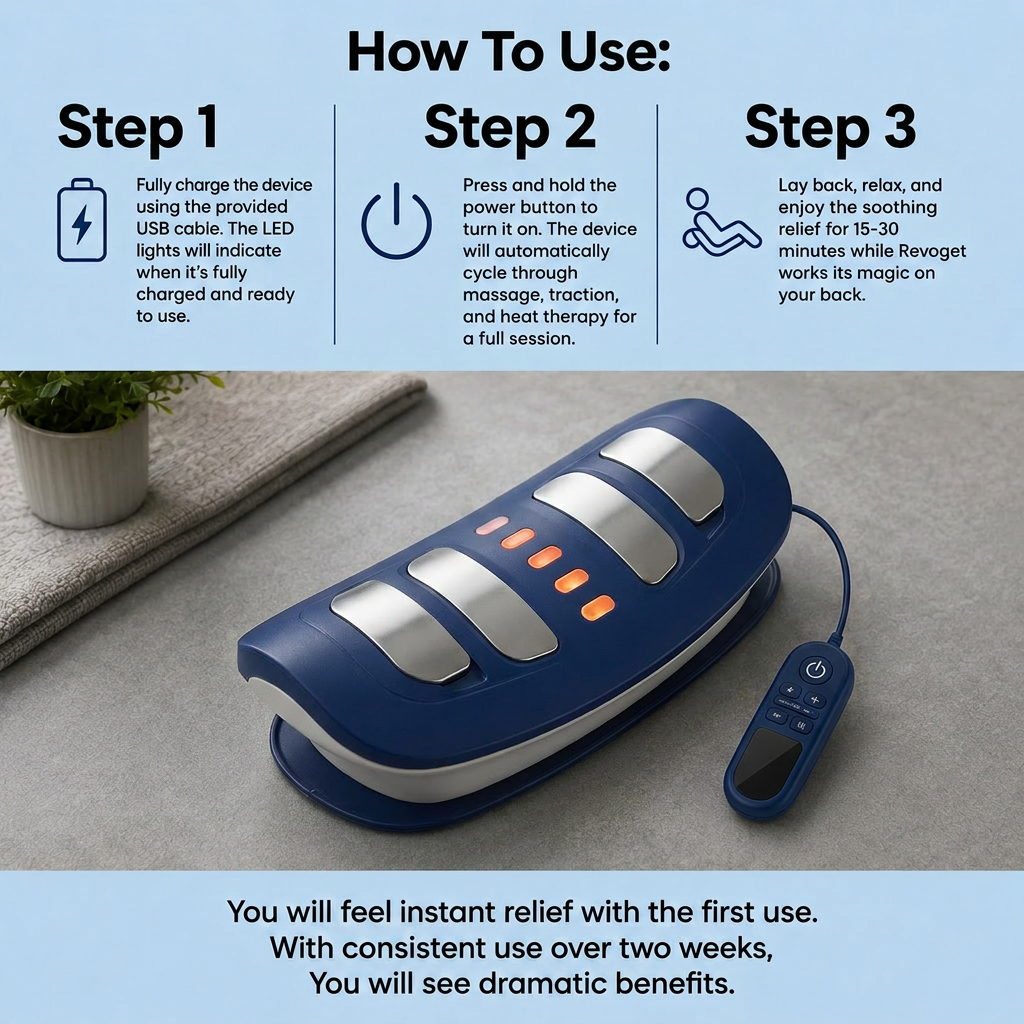 Original ThermoRelief™ Pro 5-in-1 At-Home Back Therapy