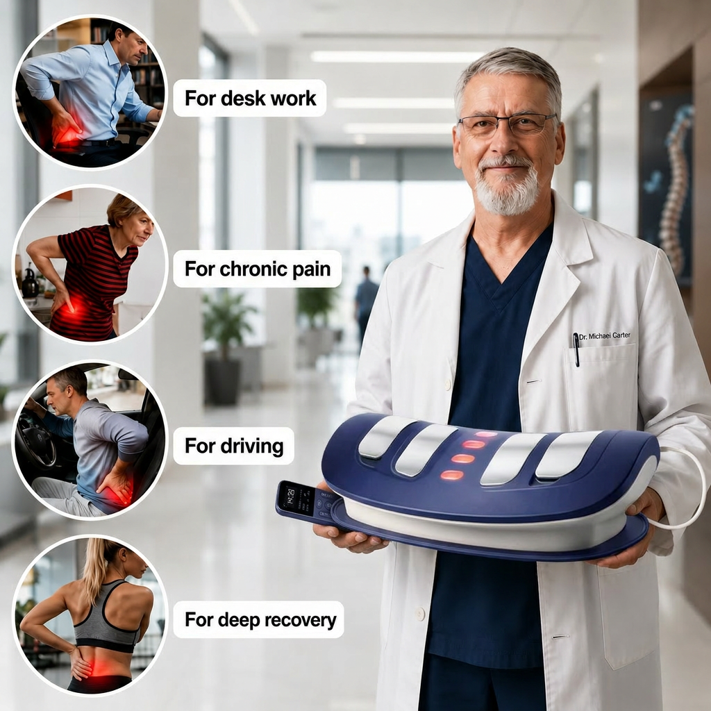 Original ThermoRelief™ Pro 5-in-1 At-Home Back Therapy