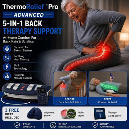 Original ThermoRelief™ Pro 5-in-1 At-Home Back Therapy