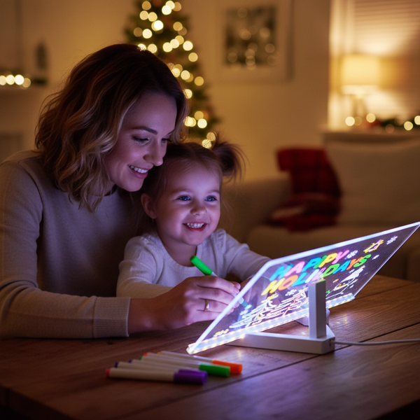 GlowWrite Reusable Family Board