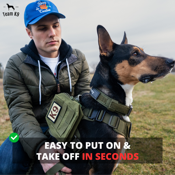 Reflective Tactical Dog Harness Vest Pro